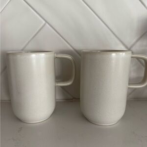 Jenni Kayne Cream Mugs